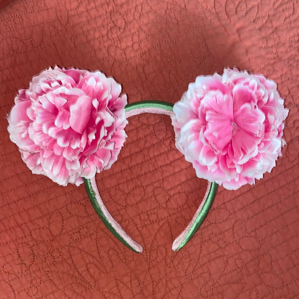 Disney Parks Minnie Mouse Flower Ears Headband
